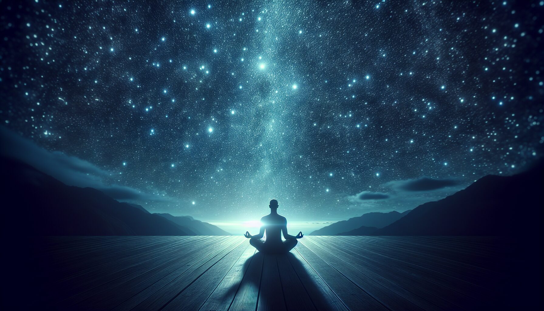 Starlight and Stillness — Meditation Beneath Infinity