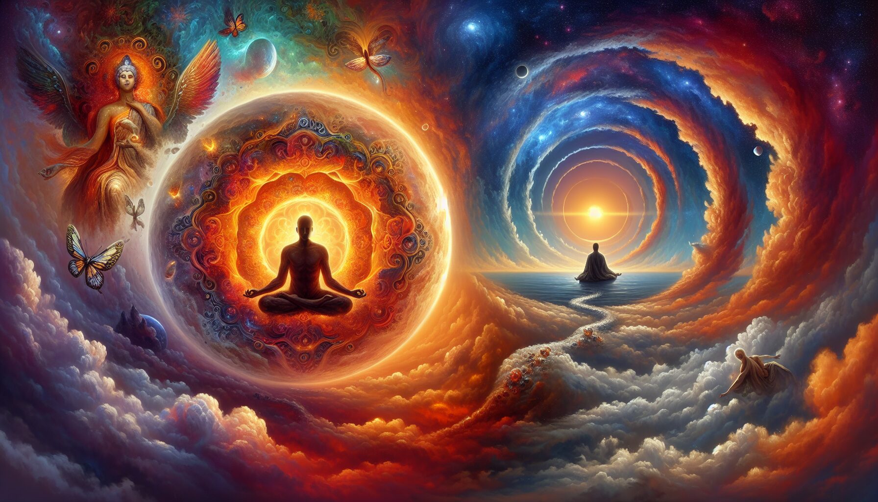 The Circle of Return — Samsara, Nirvana, and the Same Sky