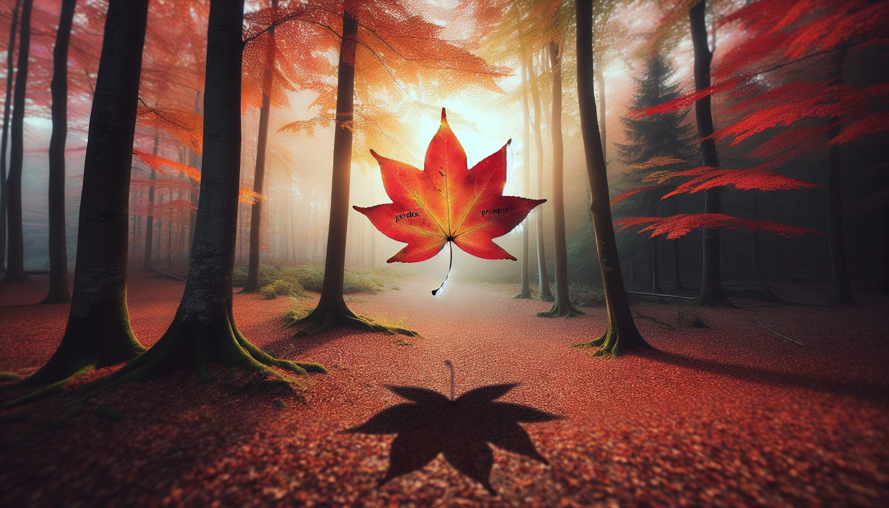 A Leaf Falls in Silence — The Paradox of Presence