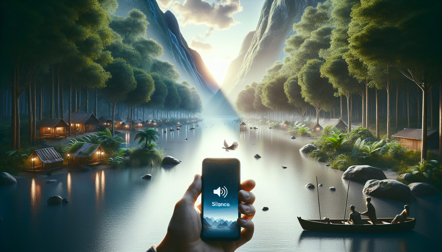 Silence Between Notifications — Finding Peace in Modern Noise