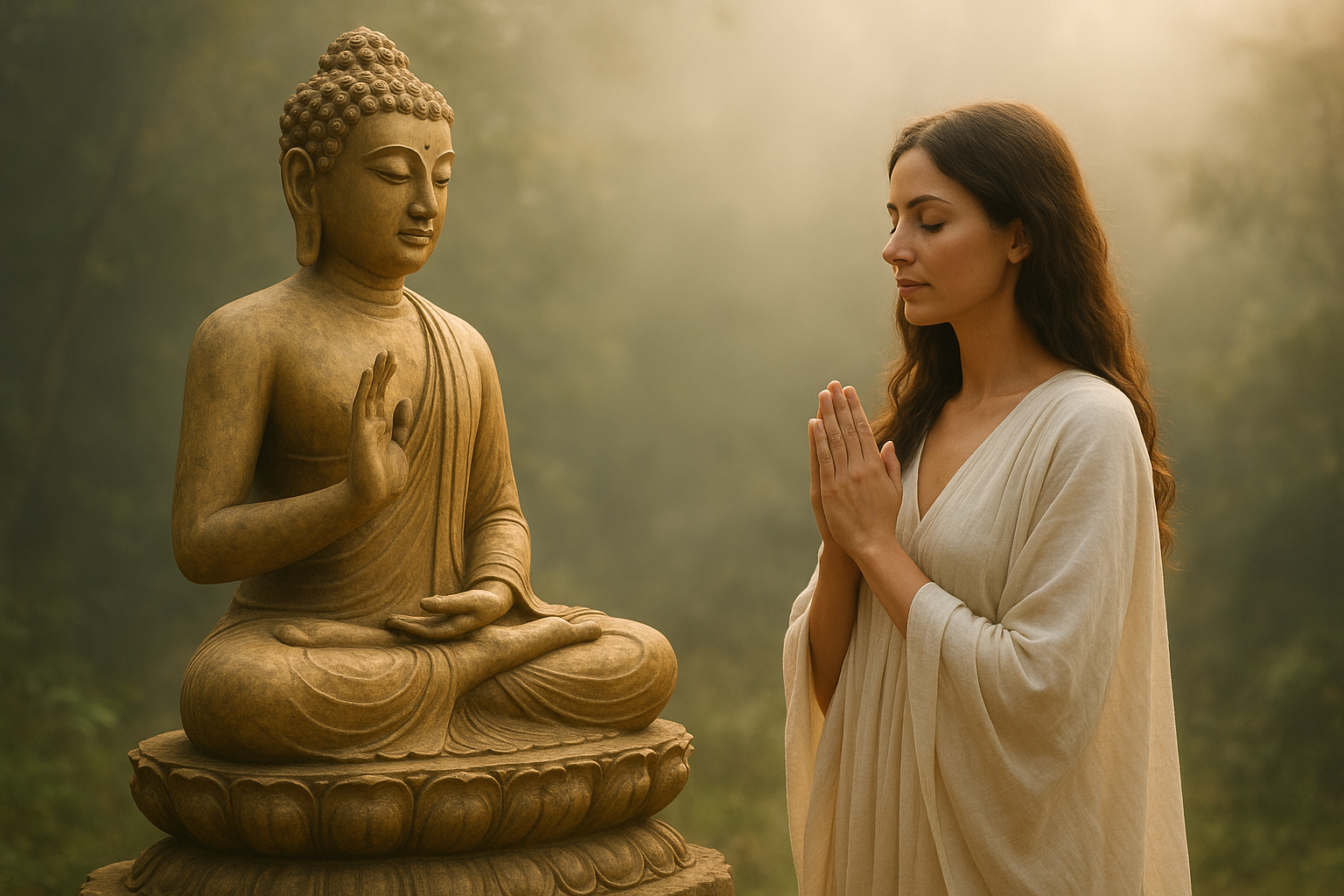 Mystical Journeys in Faith – Blending Buddhist Calm with Divine Love